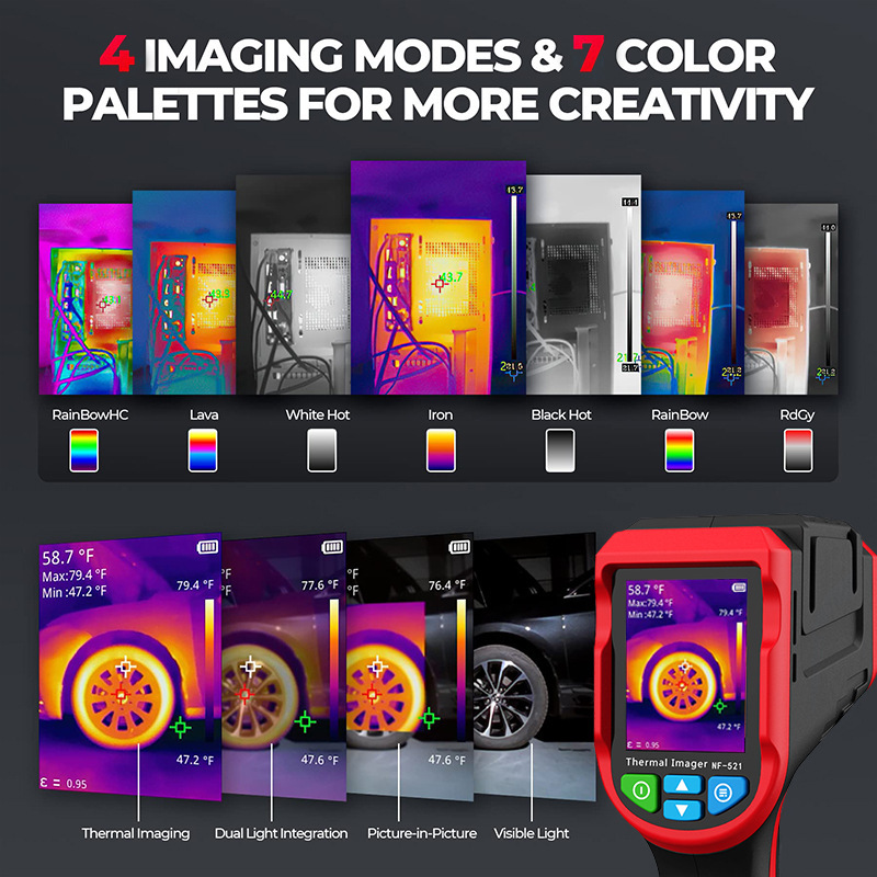 Termómetro de medición de temp - Nf 521 Thermal Imaging Camera reseña y precio