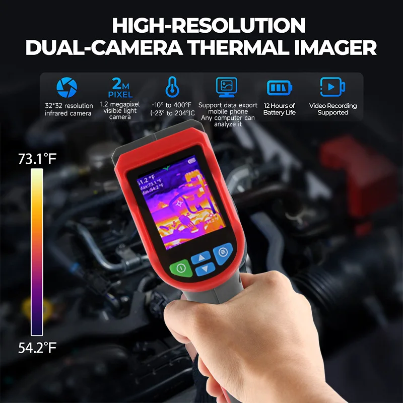 Cámara Termográfica Portátil N - Nf 521 Thermal Imaging Camera reseña y precio
