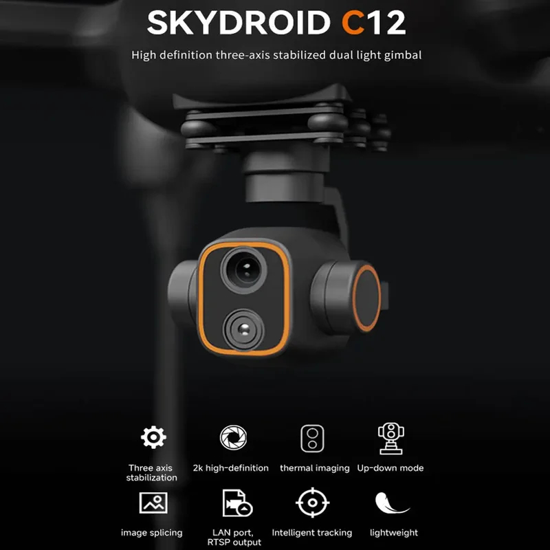 Cámara Térmica Skydroid C12 2K - Thermal Imager Drone Gimbal reseña y precio
